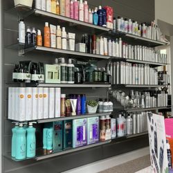 Capelli Salon - Product wall