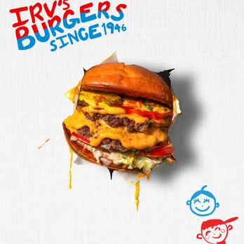 Irv's Burgers - Irv's Double Cheeseburger - Burgers Near Me - Malibu, California Irv's Burgers - Irv's Double Cheeseburger - Burgers Near Me - Malibu, California