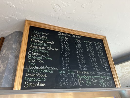 Menu photo 6 Sleepy Dog Coffee Eagle River, AK