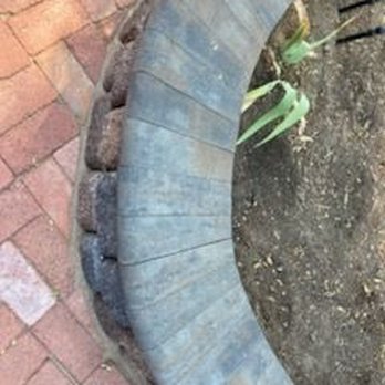 JP’s Service Co. - Radius cap & brick border installed. - Landscaping Near Me JP’s Service Co. - Radius cap & brick border installed. - Landscaping Near Me
