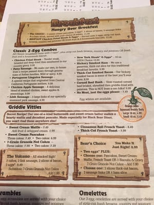 Menu photo 8 Black Bear Diner Vacaville Vacaville, CA Menu photo 8 Black Bear Diner Vacaville Vacaville, CA
