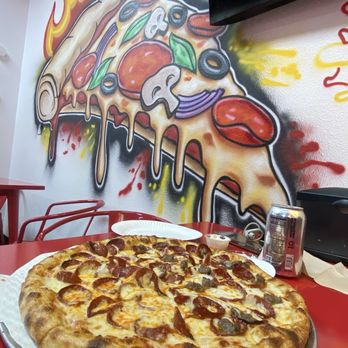 Fire Slice Pizza - Medium Build Your Own - 14" - Pizza Near Me - Concord, California
