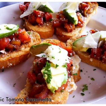 Hard Rock Cafe - Balsamic Tomato Bruschetta with Avocado - Burgers Near Me - Honolulu, Hawaii