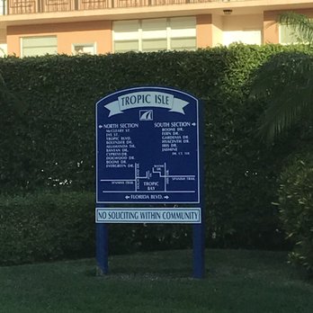 Tropic Bay Condominium - Community sign on Florida ave - Condominiums Near Me - Delray Beach, Florida Tropic Bay Condominium - Community sign on Florida ave - Condominiums Near Me - Delray Beach, Florida