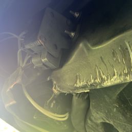 He charged me $350 for a diagnostic didn't do any work and missed this? Referred me to a shop that laughed me away. He charged me $350 for a diagnostic didn't do any work and missed this? Referred me to a shop that laughed me away.