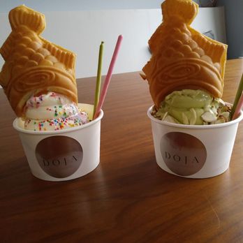 DOJA Tea Lounge - Taiyaki ice cream. YUM! - Desserts Near Me - Tualatin, Oregon