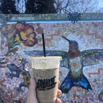 Ghoul Coffee - Mint Ghouly Latte - Coffee & Tea Near Me - Austin, Texas