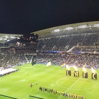 BMO Stadium - LAFC pre game before the 4-2 win versus Houston - 10/12/2018 - Stadiums & Arenas Near Me - Los Angeles, California