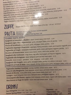 Menu photo 4 Pasta Beach Providence, RI
