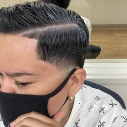 1 week after taper fade / hard part side comb 1 week after taper fade / hard part side comb