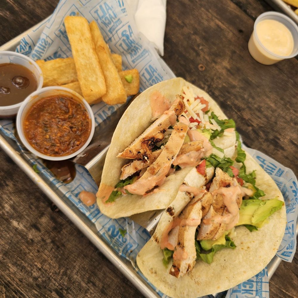 Salt Shack - ISLAND CHICKEN TACOS - Seafood Near Me - Clermont, Florida Salt Shack - ISLAND CHICKEN TACOS - Seafood Near Me - Clermont, Florida