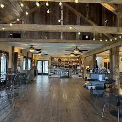 The Winery At Bull Run - Very spacious inside, gorgeous, wood beams, and ceiling and floor!