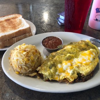 The Roost - Mexican omelet, toast, corn casserole. - Breakfast & Brunch Near Me - Fishers, Indiana The Roost - Mexican omelet, toast, corn casserole. - Breakfast & Brunch Near Me - Fishers, Indiana