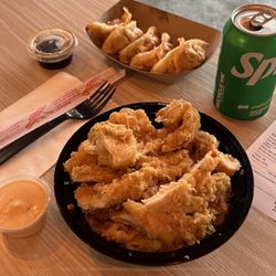 Donburi Factory - Crispy fried chicken don and gyozas