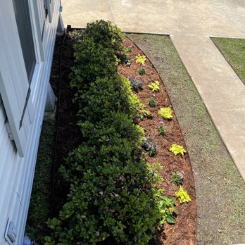 Acadia Lawn Care - a flower bed in front of a house - Lawn Services Near Me - Rayne, Louisiana Acadia Lawn Care - a flower bed in front of a house - Lawn Services Near Me - Rayne, Louisiana