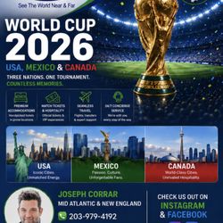 JMC Getaways - World Cup Luxury Travel Packages
Mid Atlantic & New England