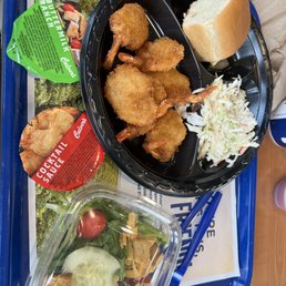 1/2 order Shrimp Dinner
