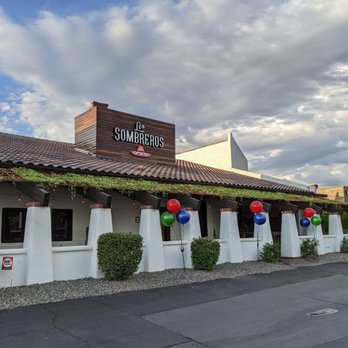 Los Sombreros - Front with clouds - Mexican Near Me - Mesa, Arizona Los Sombreros - Front with clouds - Mexican Near Me - Mesa, Arizona
