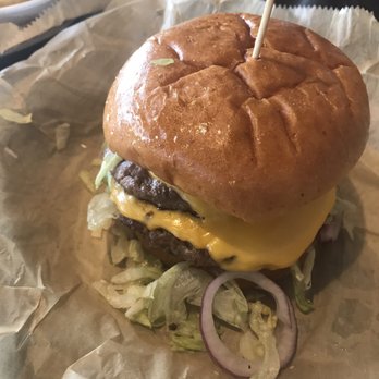 Freakin' Unbelievable Burgers - Olive Burger with an extra patty. The olive tapenade makes this a huge success! - Burgers Near Me - Flint, Michigan