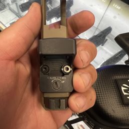 Optic was damaged by a different shop. They were able to tap the screw that was broken inside and replace both screws free of charge. Optic was damaged by a different shop. They were able to tap the screw that was broken inside and replace both screws free of charge.