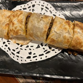 Top Spice - Martabak - Malaysian pancake with curry beef and onions. - Thai Near Me - Atlanta, Georgia
