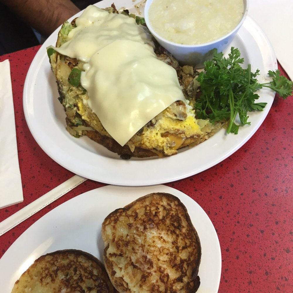 Joes Cafe - Joe's omelet with grits and English muffin $9.99 - Breakfast & Brunch Near Me - Orem, Utah