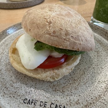 Cafe de Casa - PDQ Avocado, Tomato, and Fresh Mozzarella - Coffee & Tea Near Me - San Francisco, California