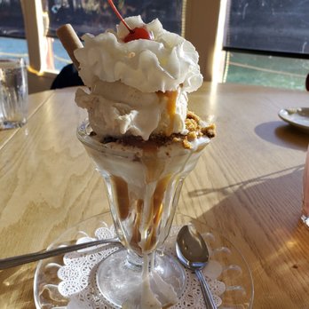 The Wharf - Butterscotch Peanut Butter Sundae ~ yummilicious!! - Seafood Near Me - Fort Bragg, California The Wharf - Butterscotch Peanut Butter Sundae ~ yummilicious!! - Seafood Near Me - Fort Bragg, California
