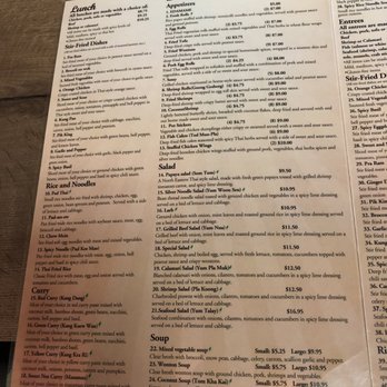Udon Thai - Menu - Thai Near Me - Scottsdale, Arizona