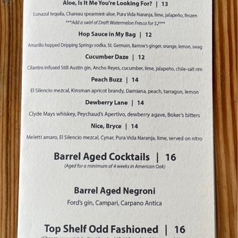 Odd Duck - Cocktail Menu - American Near Me - Austin, Texas Odd Duck - Cocktail Menu - American Near Me - Austin, Texas