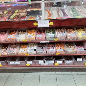 Ptsnacks - The wide variety of Taffy's available, as you can see some sell out so fast he has a hard time keeping them in stock! - Candy Stores Near Me - Aurora, Illinois