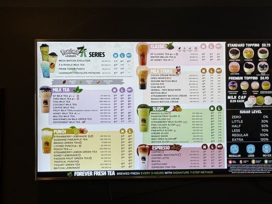 Menu photo 3 Kung Fu Tea San Jose, CA
