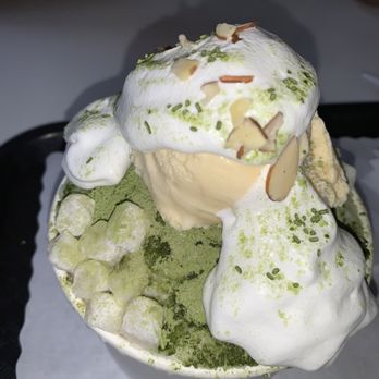 Okbingsul - Green tea shaved ice - Shaved Ice Near Me - Buena Park, California Okbingsul - Green tea shaved ice - Shaved Ice Near Me - Buena Park, California