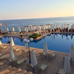 Mhares Seaclub - Pool terrace. Pool closes at 7pm.  Kids are not really welcome.