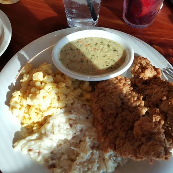Corner 16 - Country Fried Steak with potatoes and Mac n cheese - Southern Near Me - Knoxville, Tennessee Corner 16 - Country Fried Steak with potatoes and Mac n cheese - Southern Near Me - Knoxville, Tennessee