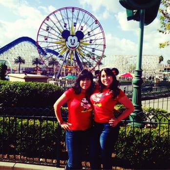 Pixar Pal-A-Round - Best view of the Mickeys fun wheel with my girls - Amusement Parks Near Me - Anaheim, California