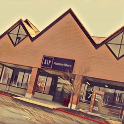 Gap Factory - Front of the Gap store with image enhancements