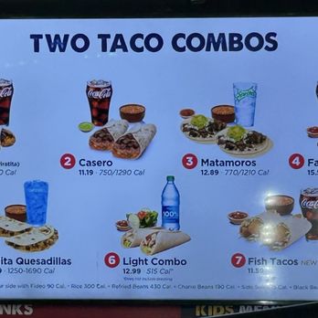 Taco Palenque University Dr - Menu - Mexican Near Me - Edinburg, Texas