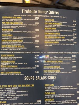 Menu photo 2 Tony's Firehouse Grill and Pizza Bakersfield, CA Menu photo 2 Tony's Firehouse Grill and Pizza Bakersfield, CA