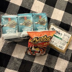 Save Mart - Hot Cheetos, roasted seaweed, and chicken tamales