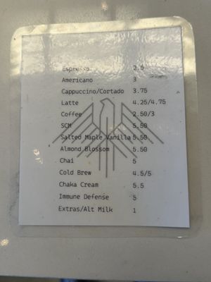 Menu photo 1 Caffettino Modesto, CA