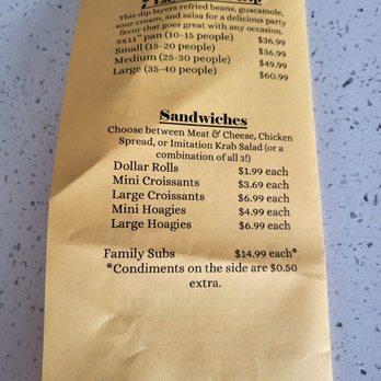 Bowman's - Deli menu - Grocery Near Me - Kaysville, Utah