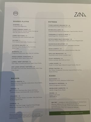 Menu photo 3 ZANA Birmingham, MI Menu photo 3 ZANA Birmingham, MI
