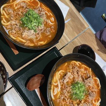 Meiji Seimen - Large Shabu Shabu Udon (Level 2 Spice) - Noodles Near Me - Costa Mesa, California