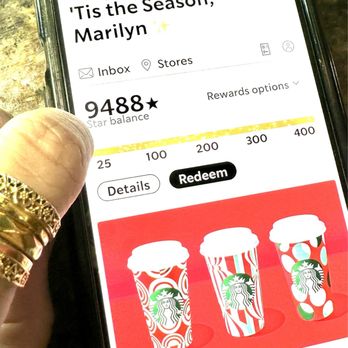 Starbucks - My 9,488 Starbucks Reward points earned. I keep using my rewards, but it comes back up quickly after a few days ;) - Coffee & Tea Near Me - San Diego, California Starbucks - My 9,488 Starbucks Reward points earned. I keep using my rewards, but it comes back up quickly after a few days ;) - Coffee & Tea Near Me - San Diego, California