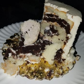 Some Crust Bakery - Another of our anniversary cake, note the rigidity of the frosting and the thickness. - Bakeries Near Me - Claremont, California Some Crust Bakery - Another of our anniversary cake, note the rigidity of the frosting and the thickness. - Bakeries Near Me - Claremont, California