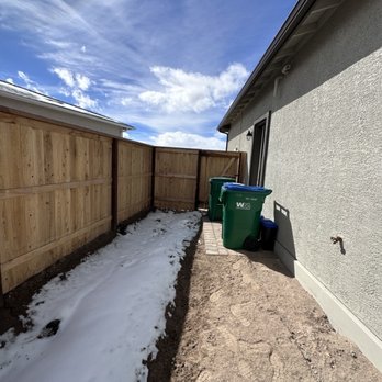 Nile River Landscape - Old left side yard - Snow Removal Near Me
