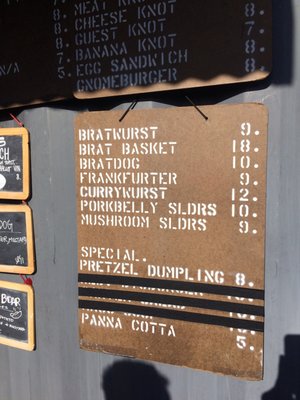 Menu photo 6 Biergarten San Francisco, CA