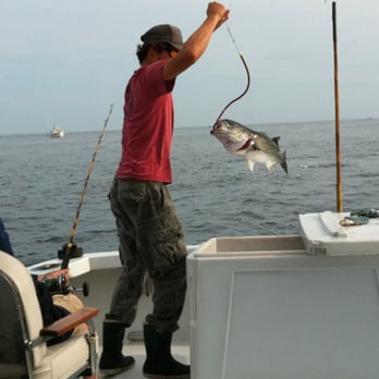 Adios Fishing Charter - A great catch - Striped Bass! - Boating Near Me - Montauk, New York
