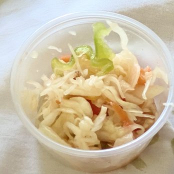 Cric Crac - Pikliz( sorte de salade de chou vraiment épicé) - Haitian Near Me - Montreal, Quebec